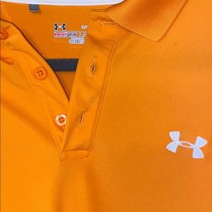 Orange Dry Mesh Polo | UNDER ARMOUR